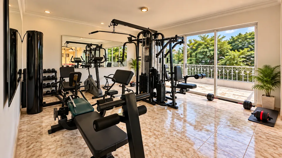 Gimnasio del Hotel Casa Sharon