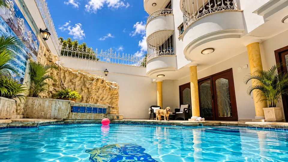 Piscina del Hotel Casa Sharon